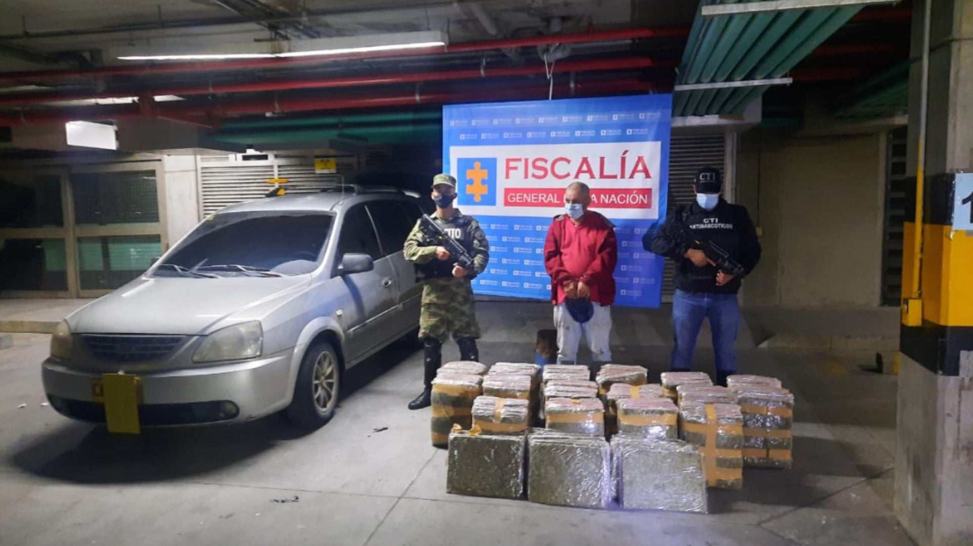 En este operativo fue capturado un hombre.