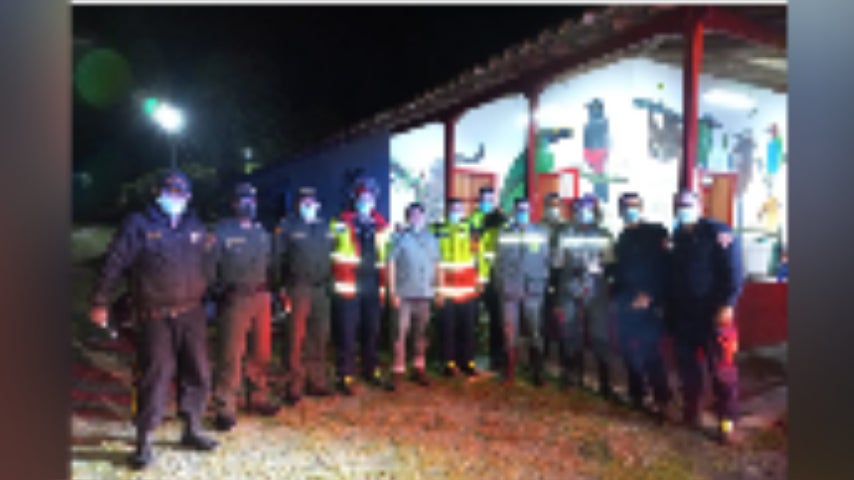 Uno de ellos presentó una luxación y un cuadro leve de hipotermia.