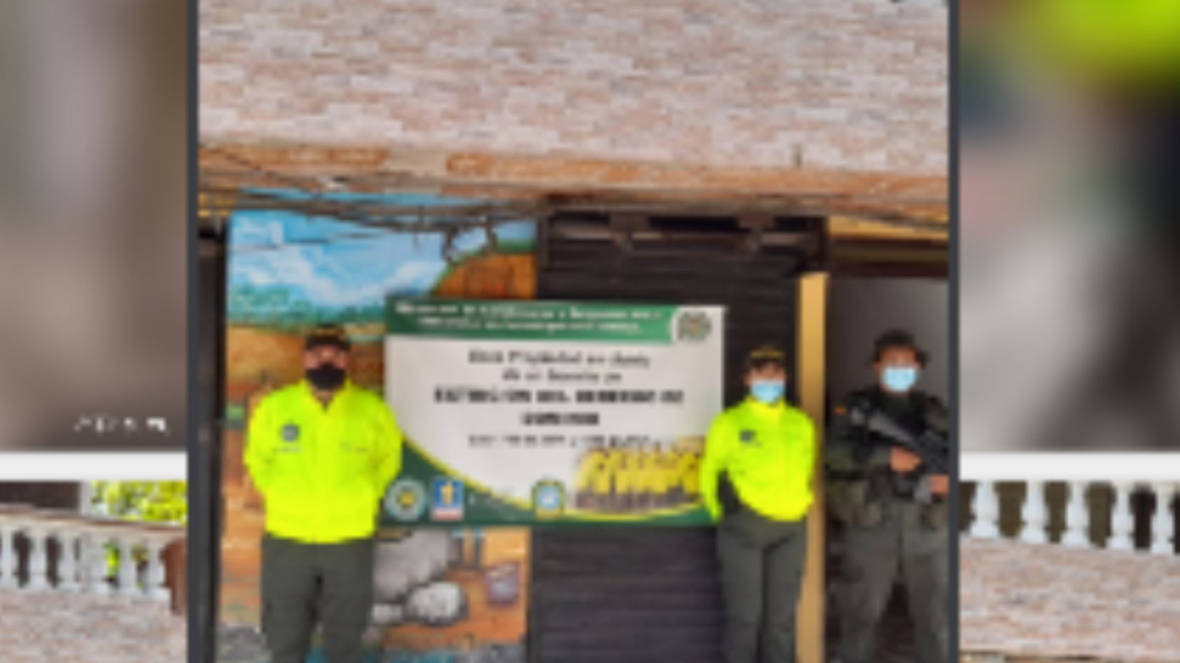 Estas propiedades pertenecen al grupo delincuencial Cogote.