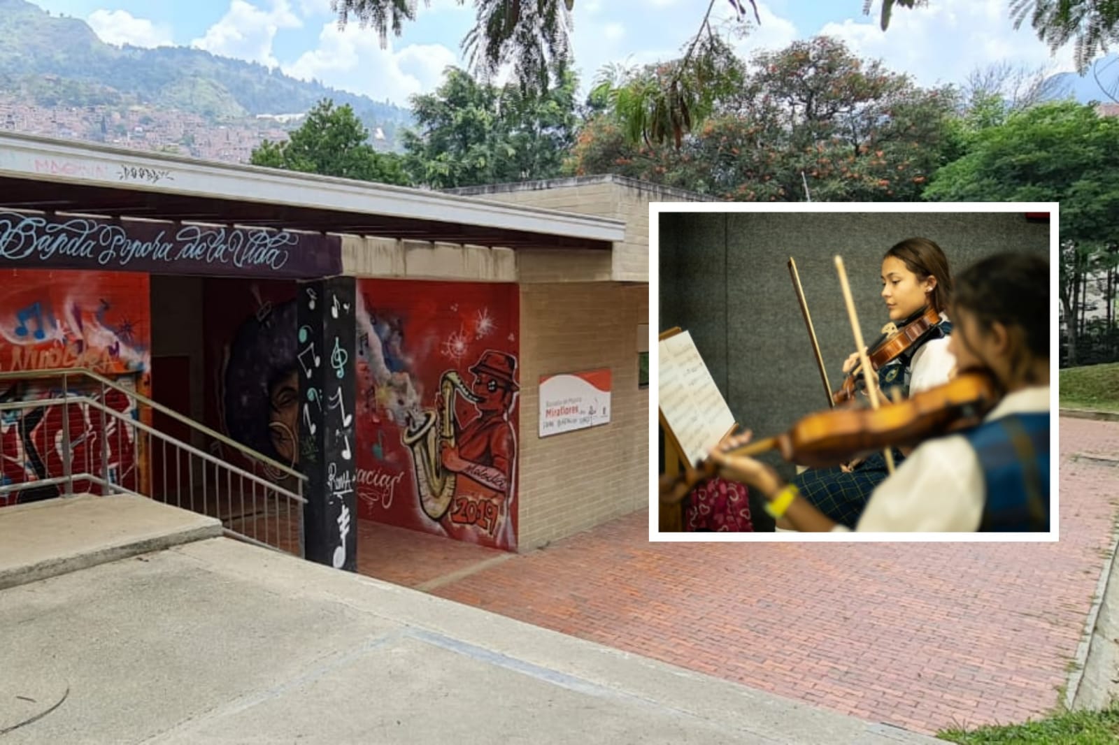 A niños de Medellín los amenazaron con cuchillos para robarle sus instrumentos musicales