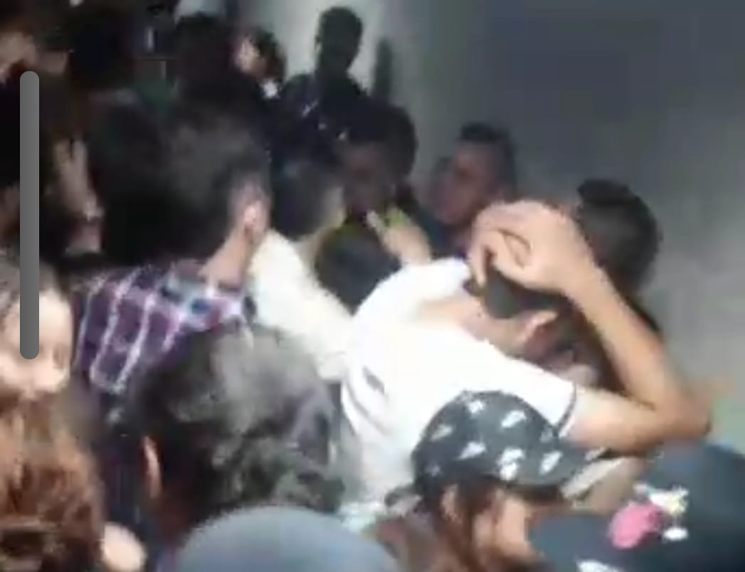 Rumba de jóvenes en túnel de Amagá, Antioquia