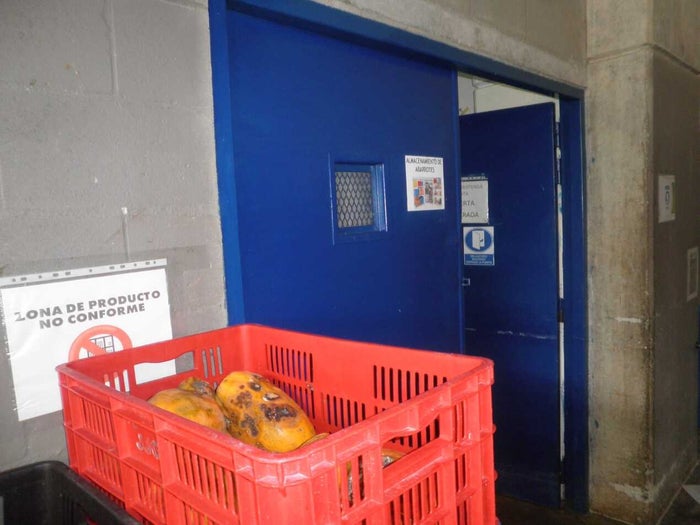 Así estaba el lugar de almacenamiento de alimentos en la cárcel.