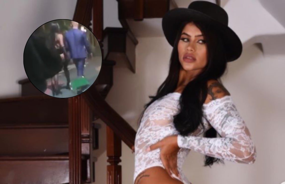 Alejandra Torres, modelo que desfiló en lencería en Medellín