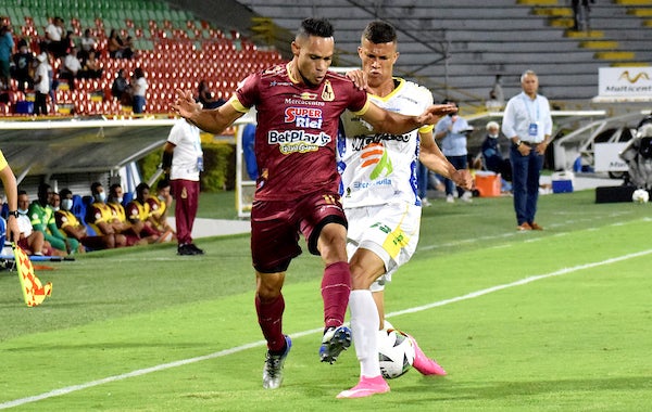 Tolima 1 Huila 0 Plata