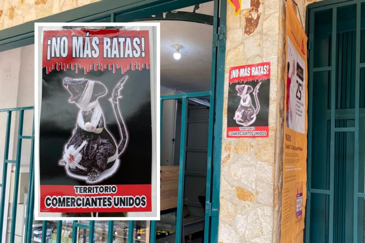 “No más ratas”: cartel que une a comerciantes de Bello contra el robo