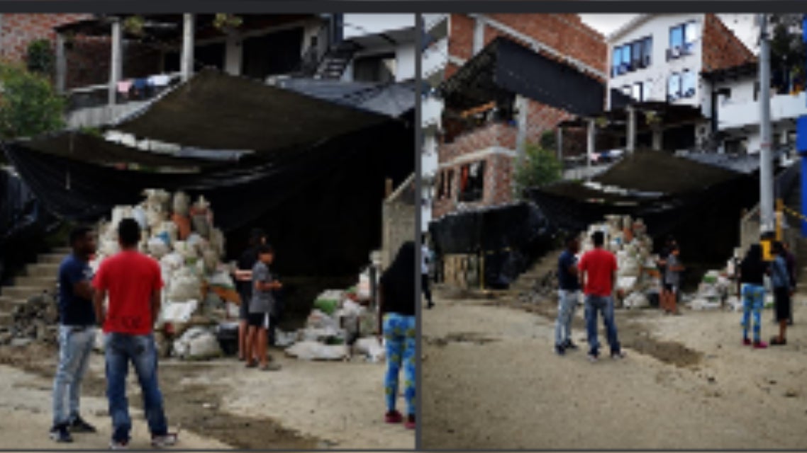 Estas dos personas resultaron ilesas del incidente.