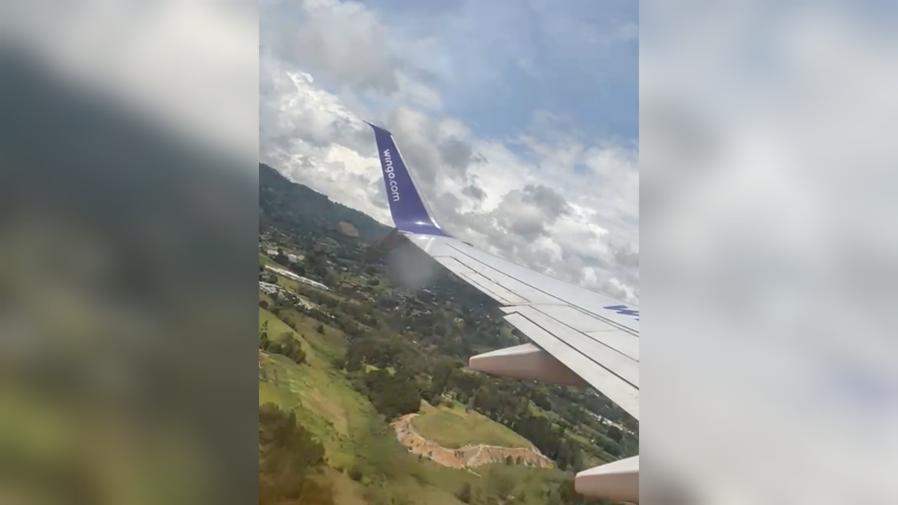 El incidente fue detectado a tiempo y la aeronave pudo aterrizar sin ningún inconveniente.