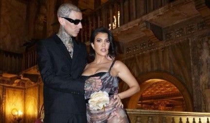 Travis Barker y Kourtney Kardashian