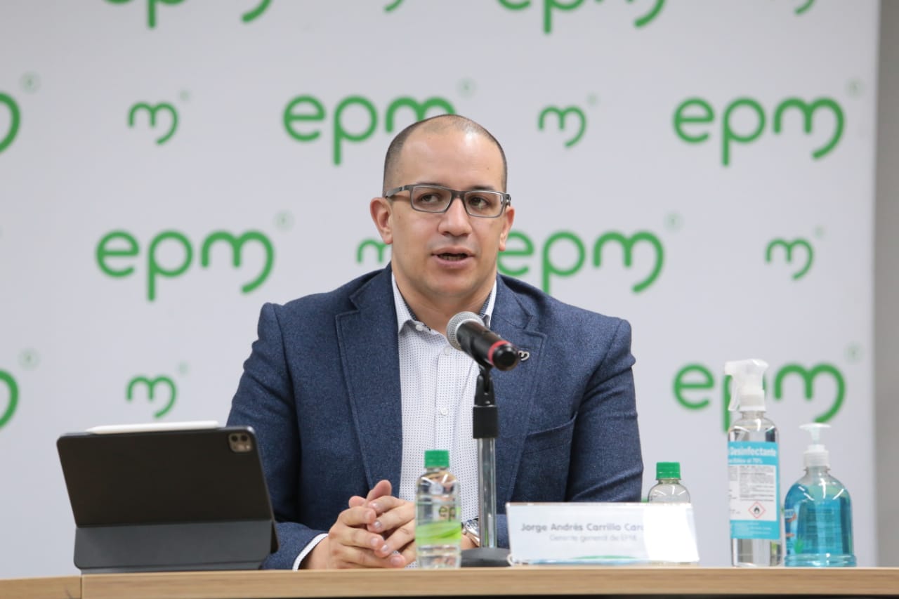 Gerente de EPM, Jorge Carrillo.