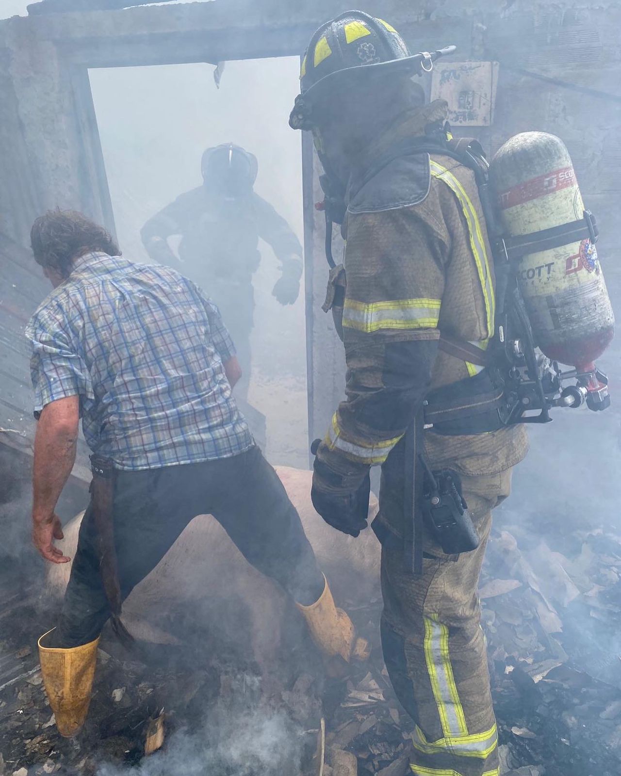Incendio en Medellín