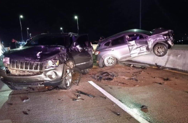 Accidente de tránsito hermano de Arcángel