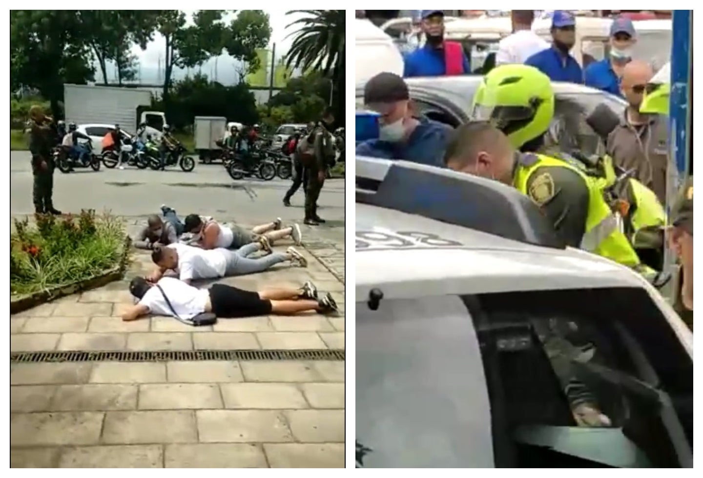 Capturados por robo en Medellín