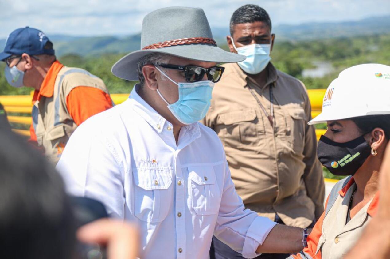 Referencia presidente Iván Duque en Antioquia.