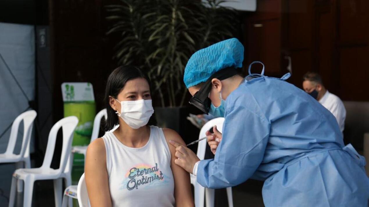 Referencia vacunación en Medellín.