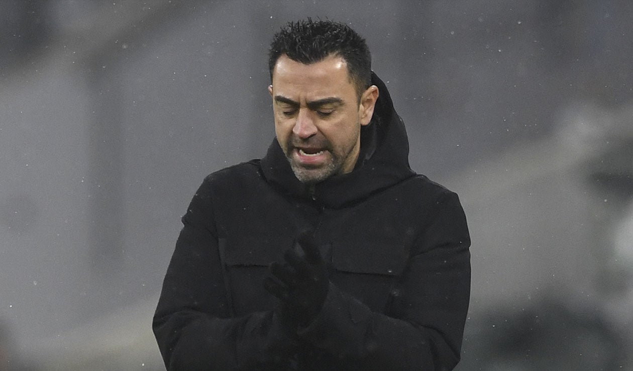 Xavi Hernández, técnico del Barcelona