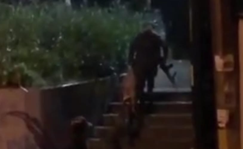 [Video] Policía agredió de un rodillazo a un joven en Medellín