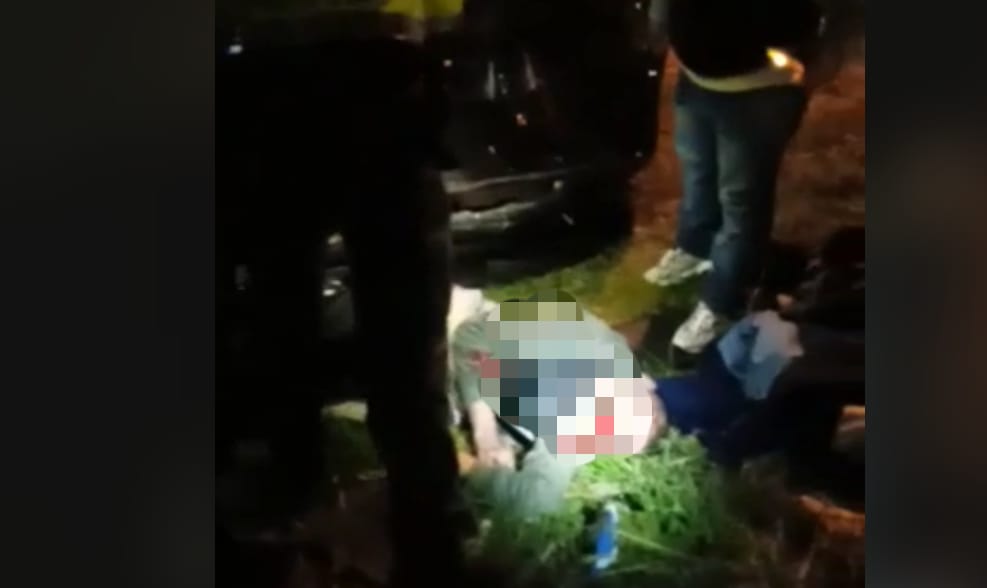 [Video] Conductor murió al chocar su carro contra un taxi en Bello