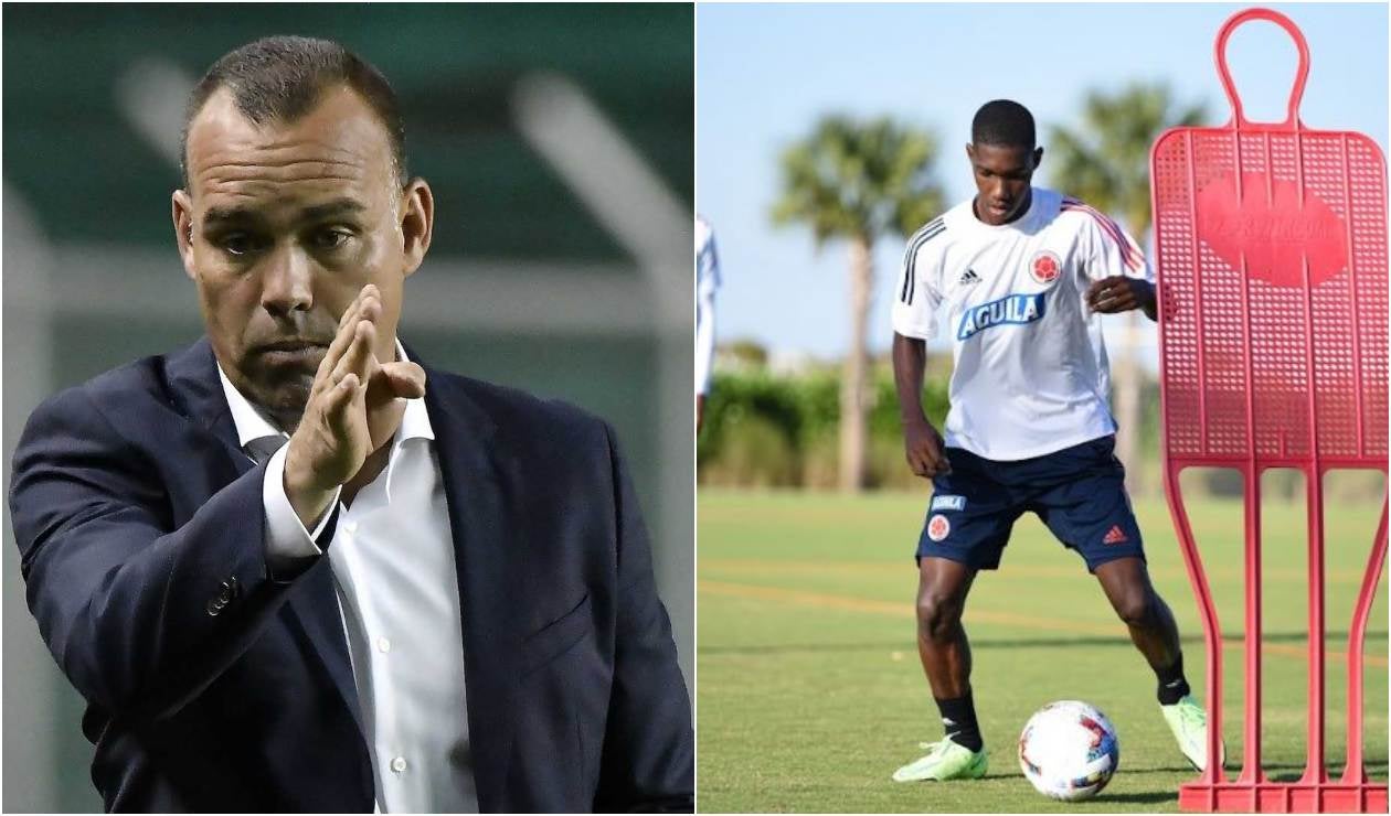 Rafael Dudamel y Yáser Asprilla