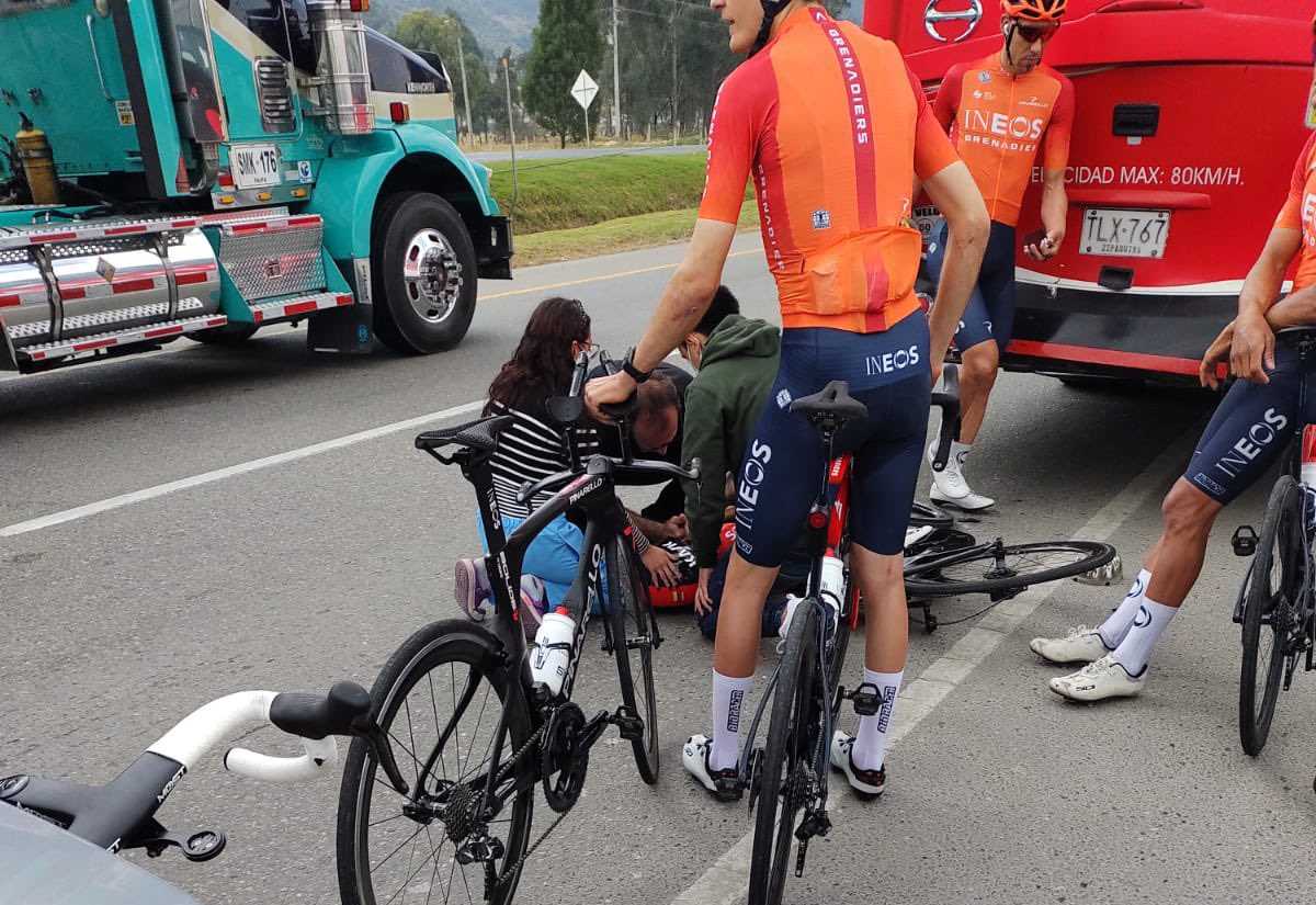 Egan Bernal accidente