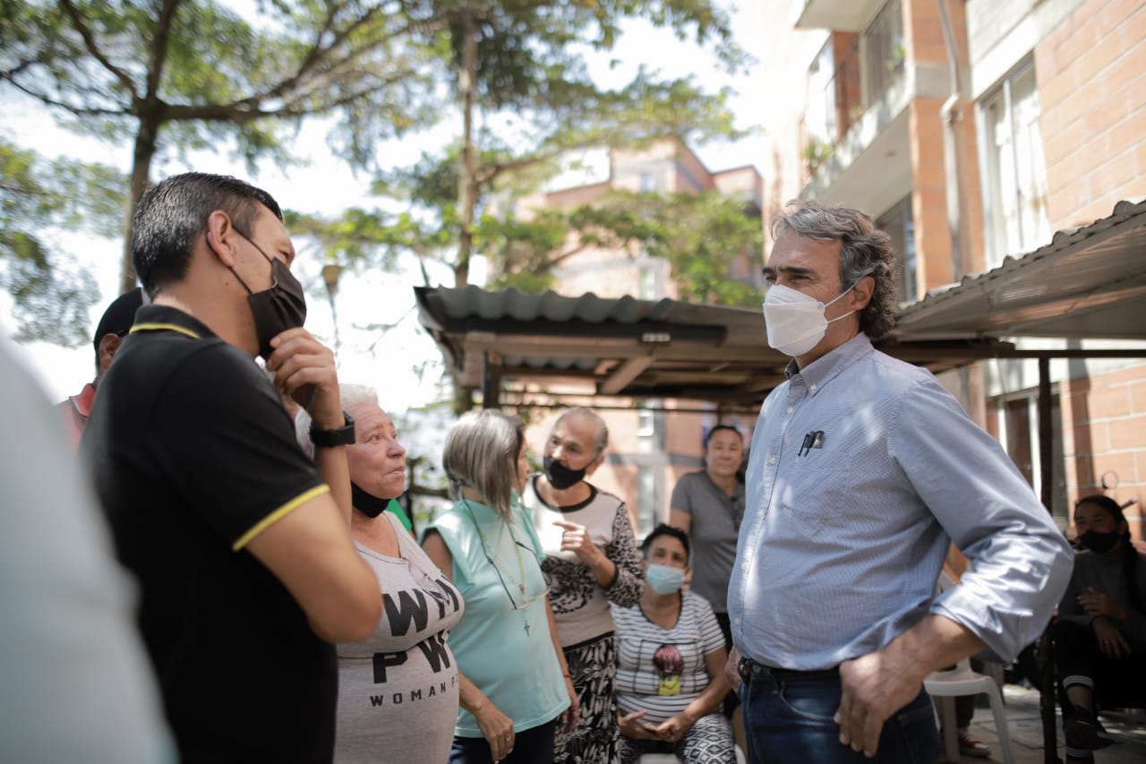 Referencia Sergio Fajardo en Medellín.