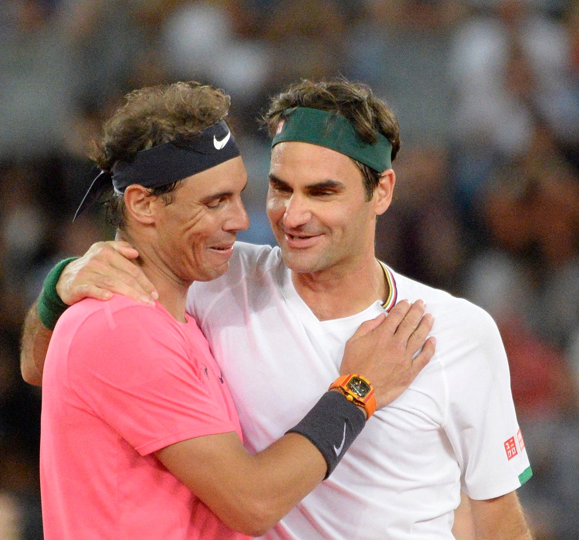 Rafael Nadal y Roger Federer