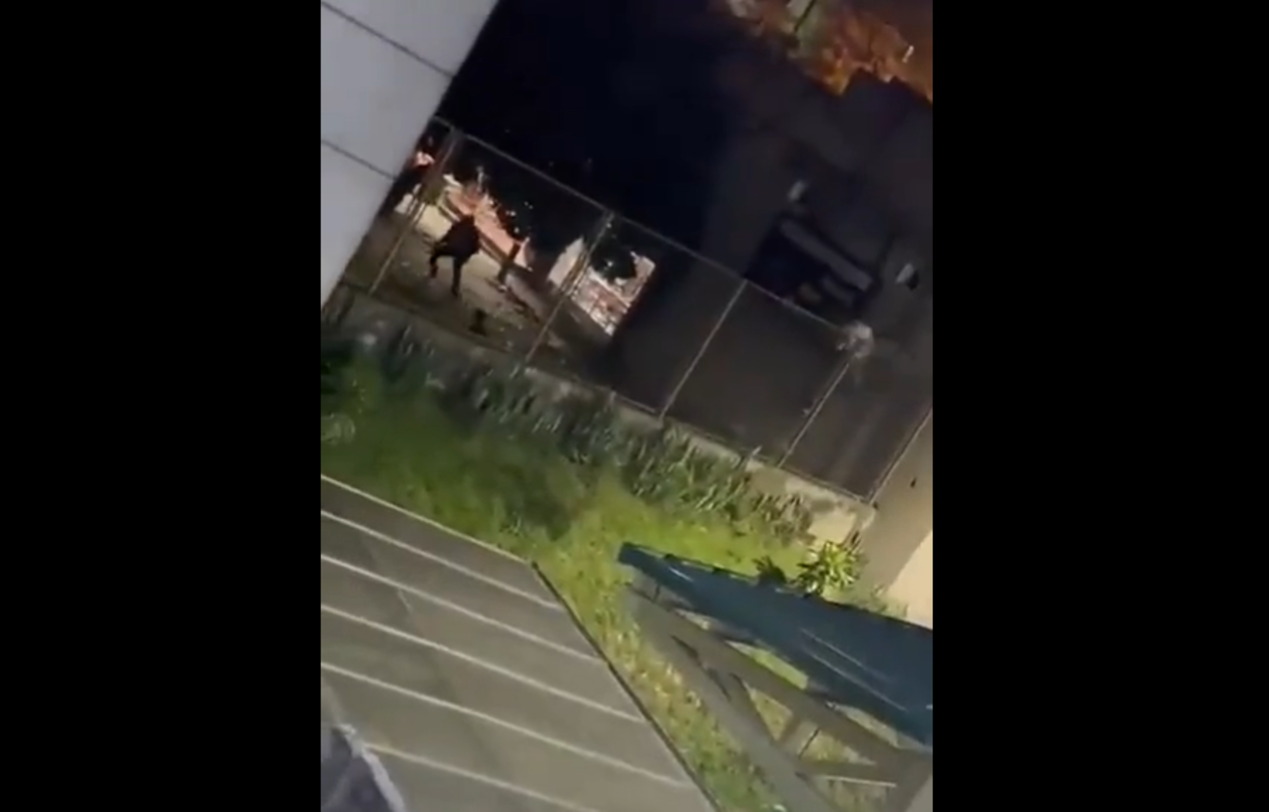 Imagen captada de la cámara de seguridad de la Fiscalía.