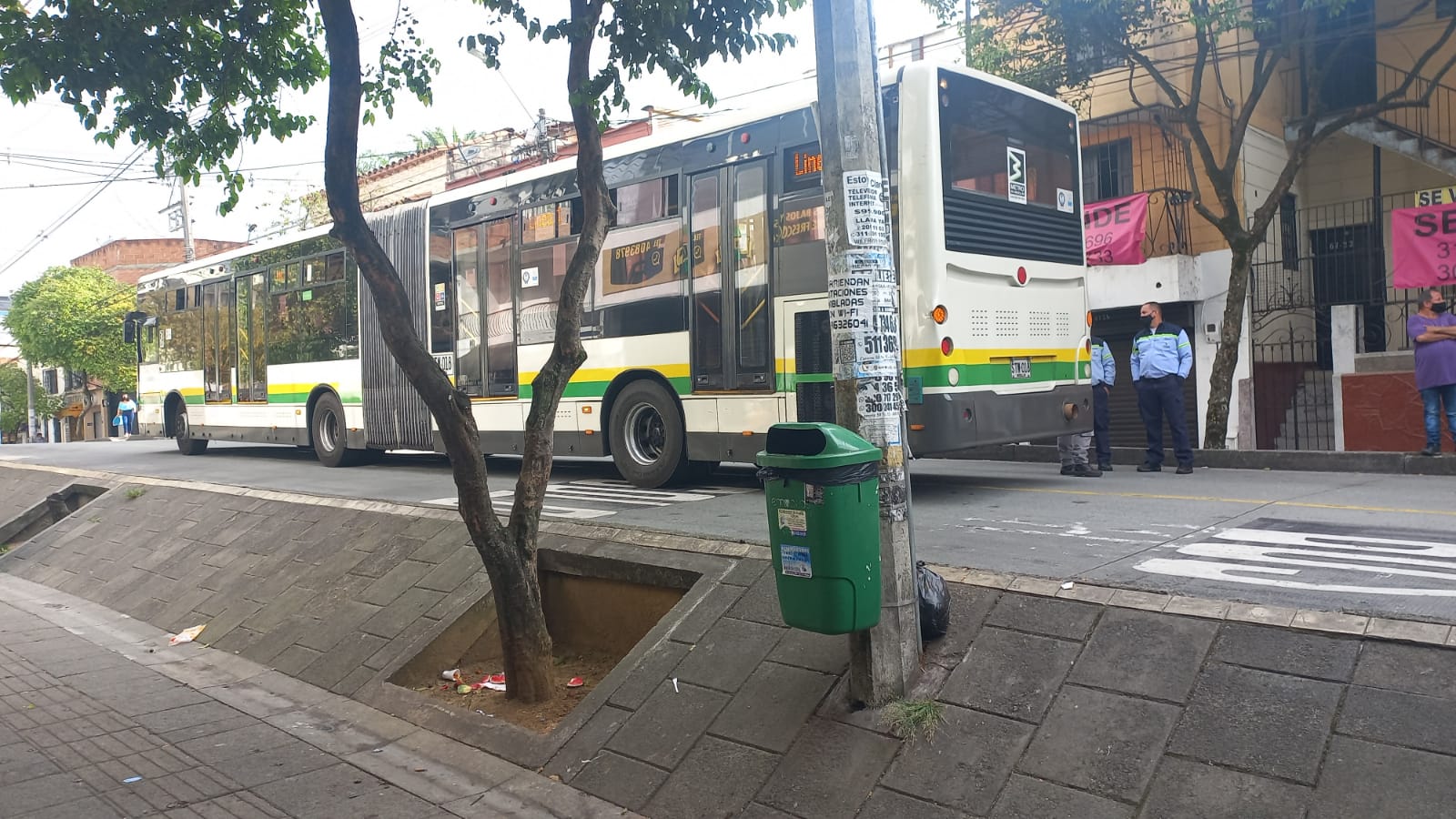En el incidente no se presentaron personas lesionadas.