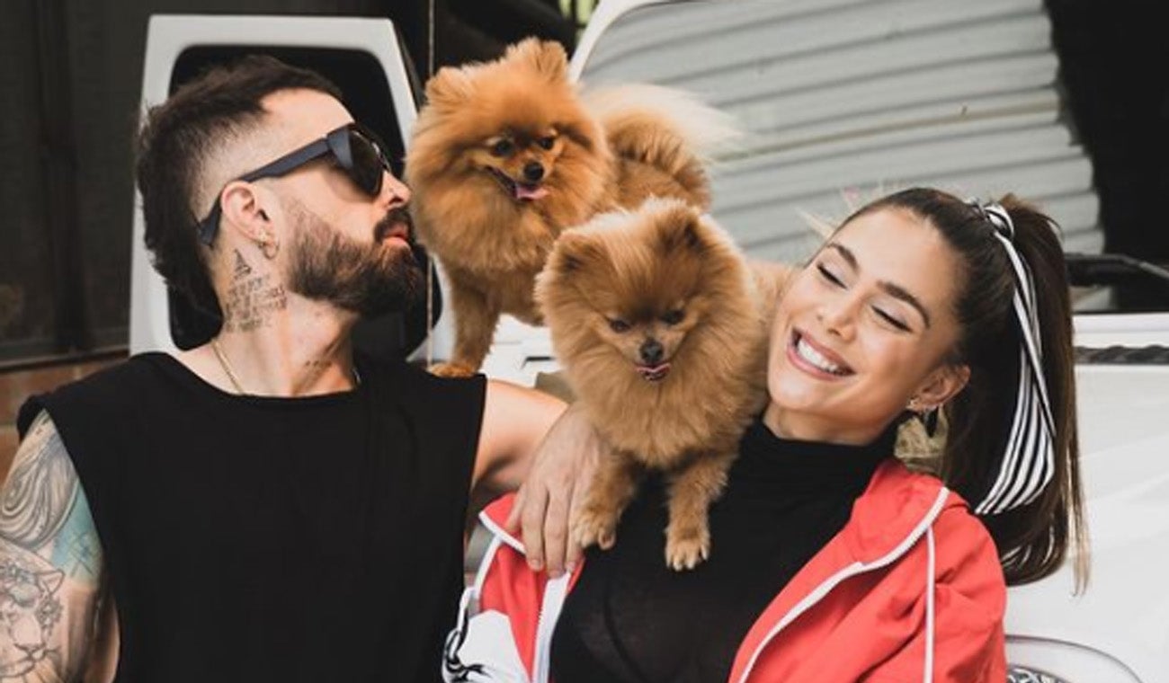 Greeicy y Mike Bahía