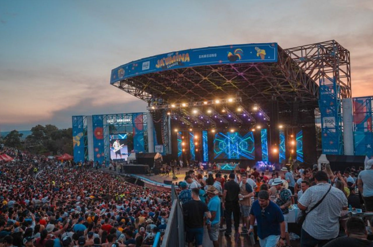 Jaumina Fest, concierto del Binomio de Oro en Paraguay