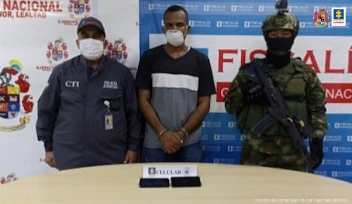 Esta persona sería el encargado de coordinar actividades ilegales en Antioquia y Córdoba para el Clan del Golfo.