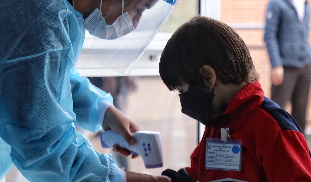 Uso de tapabocas en niños