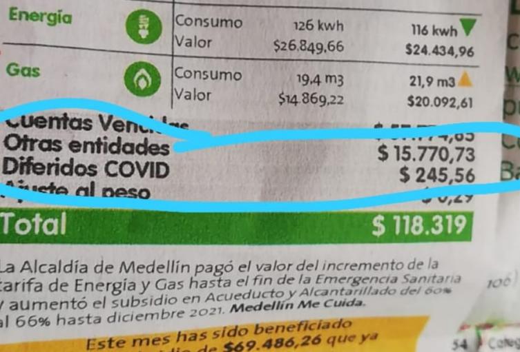 Cuenta de servicios públicos