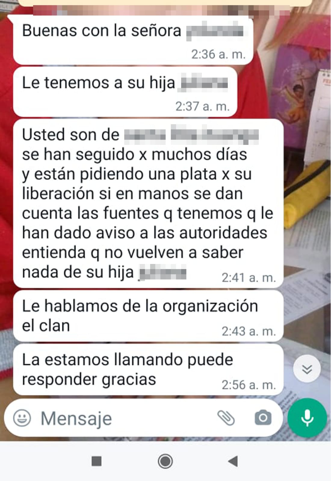 Momentos de desespero vivió universitaria por su secuestro en Medellín