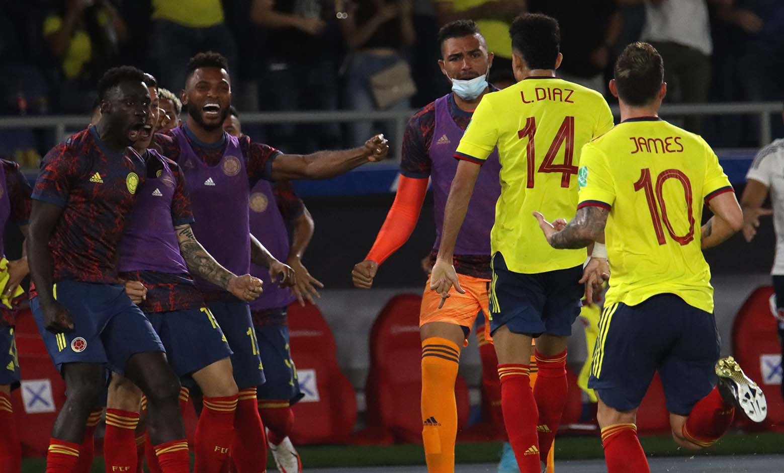Colombia vs Bolivia estadio metropolitano