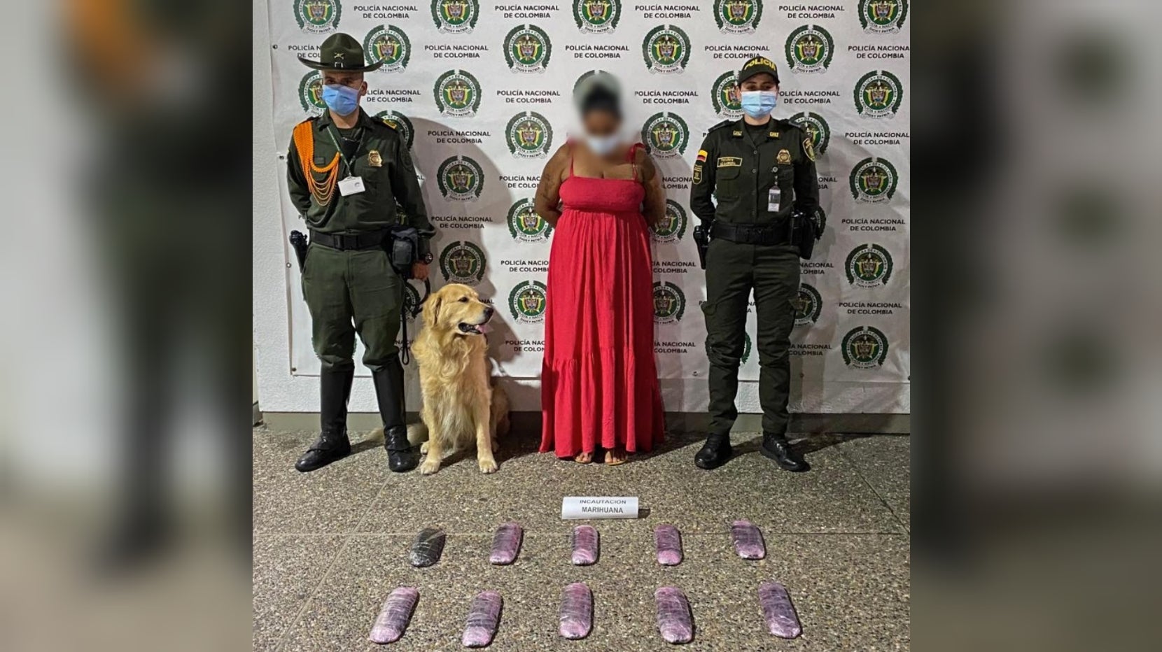 La capturada pretendía viajar a San Andrés.