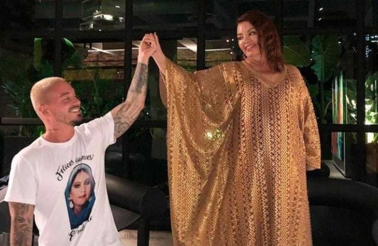 J Balvin y su madre, Alba Mery Balvin.