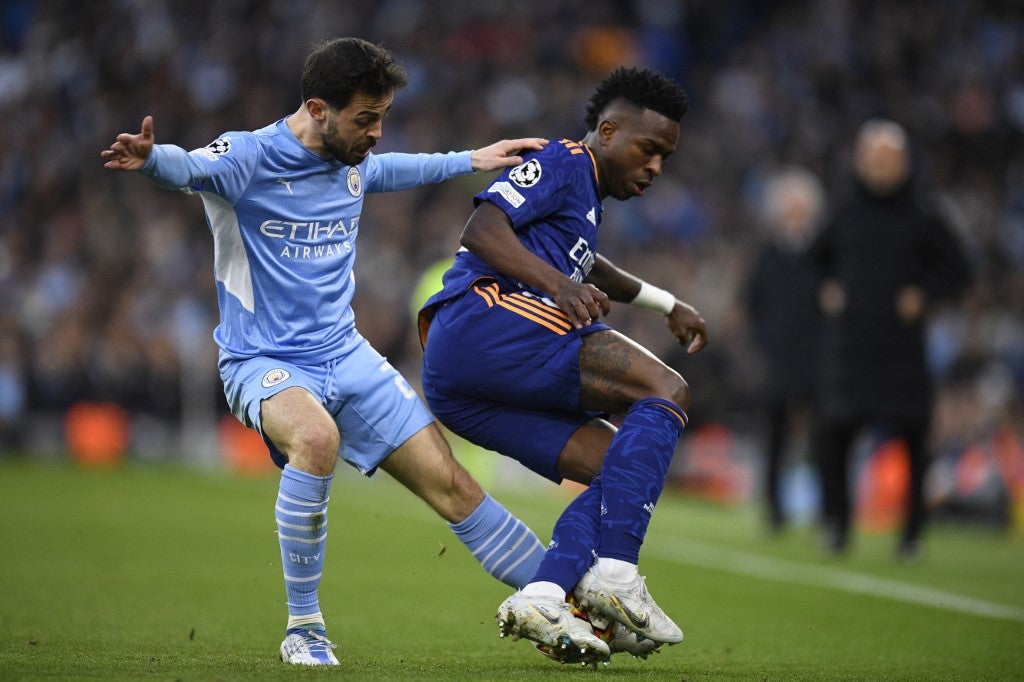 Manchester City vs Real Madrid; Champions League