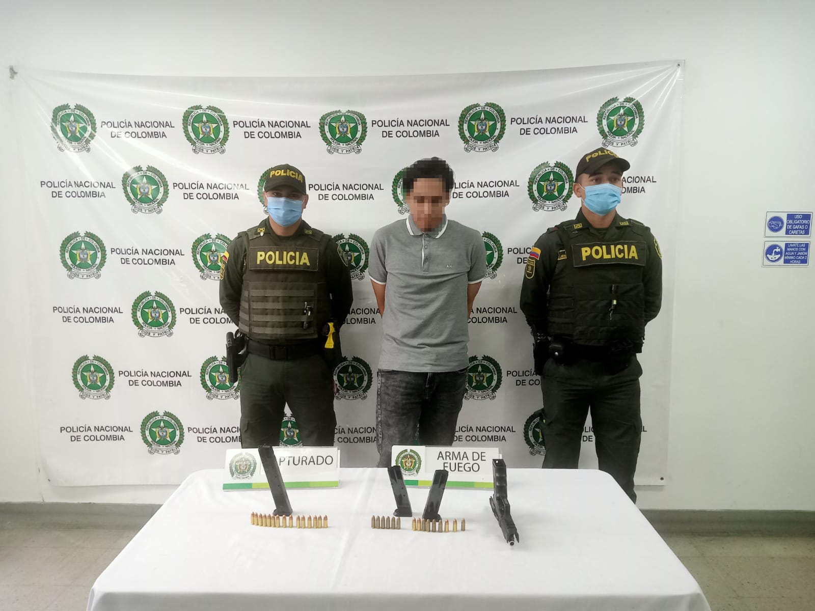 El hombre fue capturado en una zona de establecimientos de este municipio.