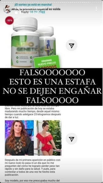 Carolina Cruz denuncia