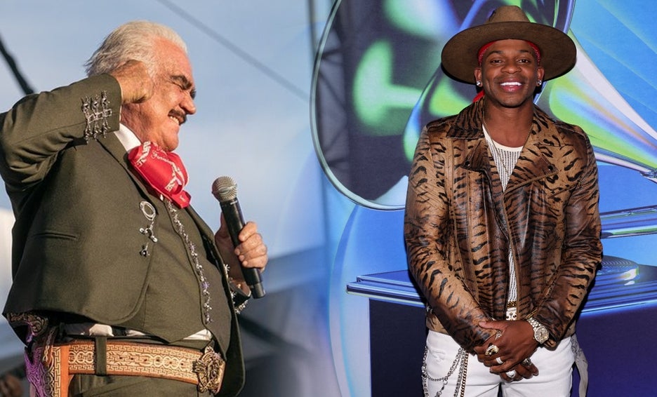 Critican a Jimmie Allen por decir que Vicente Fernández no pudo asistir a los Grammy