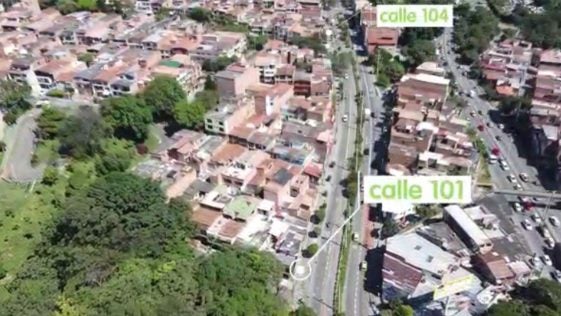 Este cierre comprende las calles 101 y 104, informó EPM.