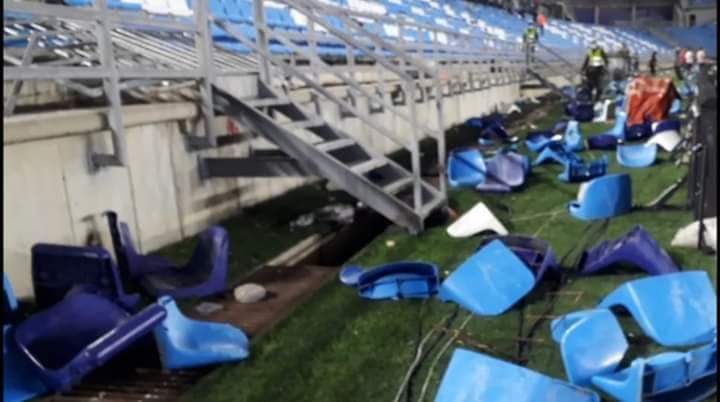 La silletería quedó destruida ante los disturbios