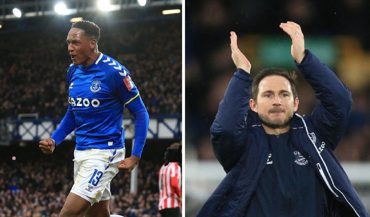 Lampard dio fecha para el regreso de Yerry Mina en Everton