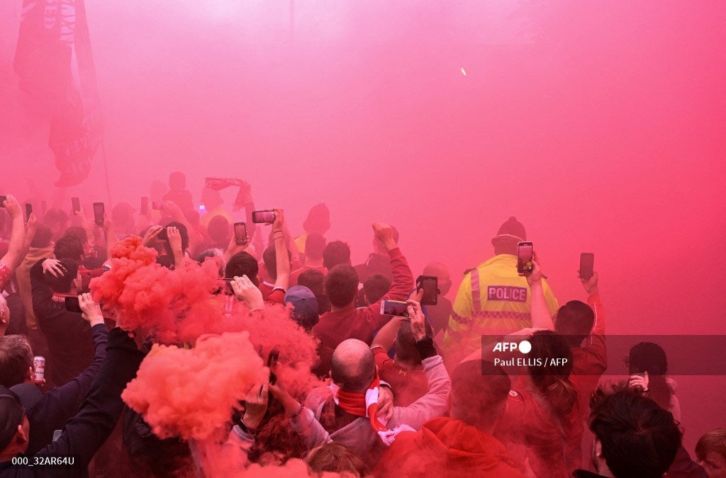 Hinchas de Liverpool