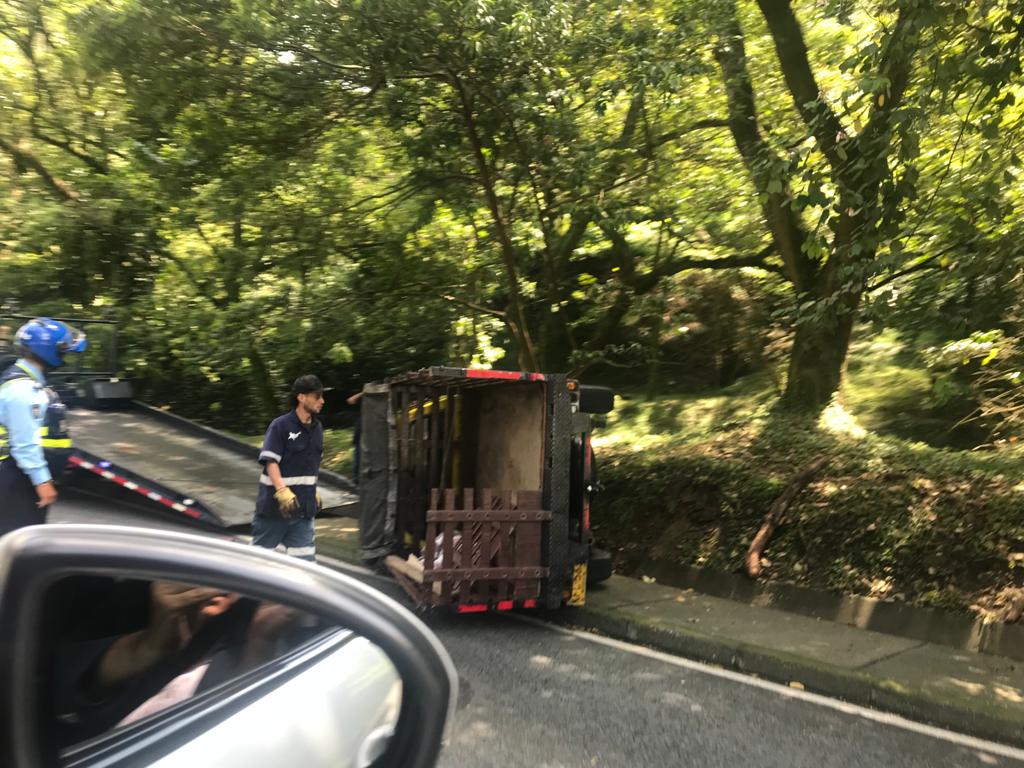 El exceso de velocidad habría sido una de las causas de este incidente vial.