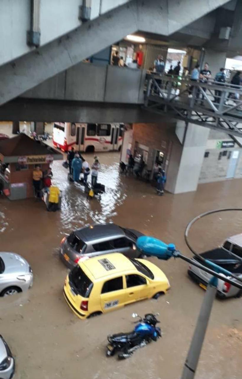 Aguacero en Medellín: inundaciones y afectaciones en cuatro comunas
