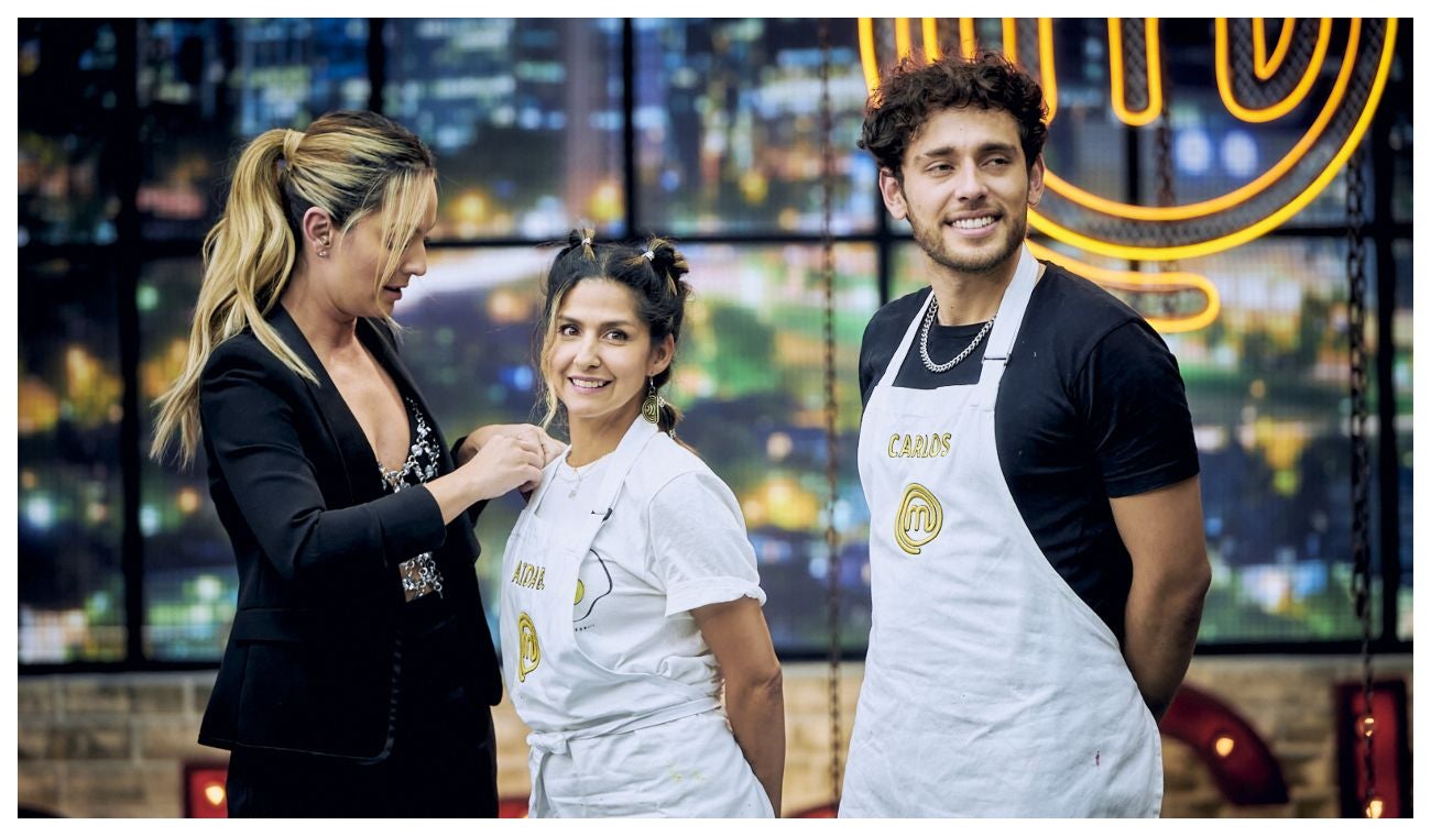 Aida Bossa y Carlos Báez en MasterChef