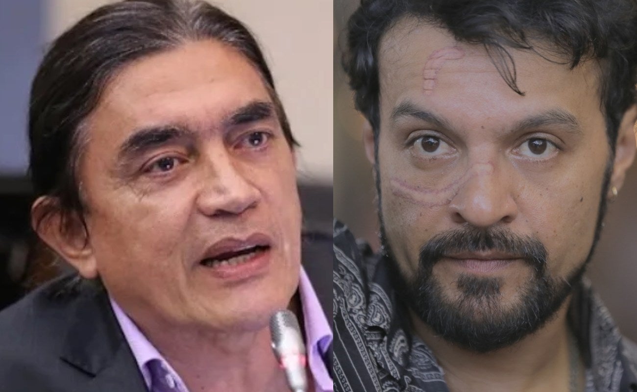 Gustavo Bolívar y Julián Román