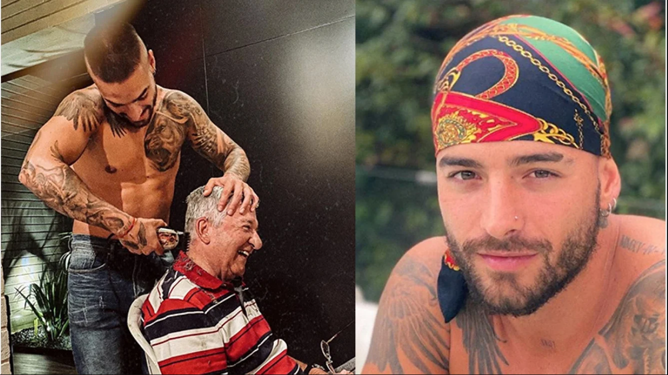 Abuelo de Maluma emocionado al cantar 'Sobrio' en pleno concierto en Medellín