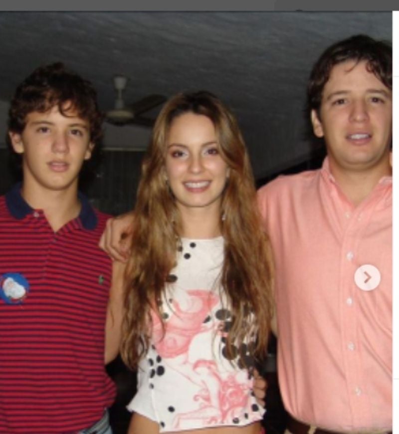 Claudia Bahamón en la adolecsencia